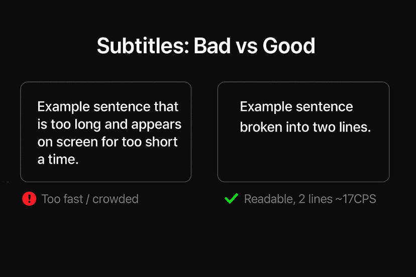 Subtitles That Don’t Feel “Machine”: Read-Speed, SDH & Platform Specs